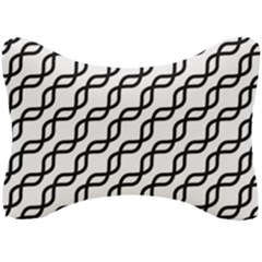 Diagonal Stripe Pattern Seat Head Rest Cushion by Pakrebo