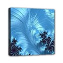 Fractal Art Feather Swirls Puffy Mini Canvas 6  x 6  (Stretched) View1