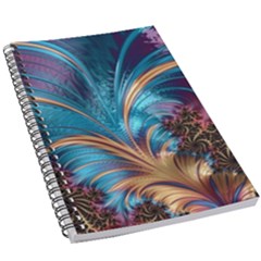 Fractal Art Artwork Psychedelic 5 5  X 8 5  Notebook by Pakrebo