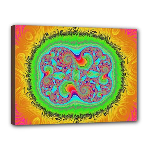 Fractal Art Design Fantasy Light Canvas 16  X 12  (stretched) by Pakrebo