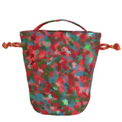 Redness Drawstring Bucket Bag by artifiart