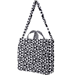 Geometric Tile Background Square Shoulder Tote Bag by Pakrebo