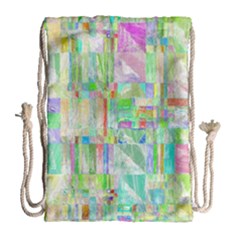 Pastel Quilt Background Texture Drawstring Bag (large) by Pakrebo