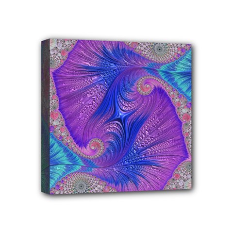 Fractal Artwork Art Design Mini Canvas 4  X 4  (stretched) by Pakrebo