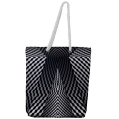 Concept Graphic 3d Model Fantasy Full Print Rope Handle Tote (large) by Pakrebo