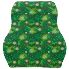4 Leaf Clover Star Glitter Seamless Car Seat Velour Cushion  by Pakrebo