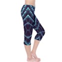Sci Fi Texture Futuristic Design Capri Leggings  View4