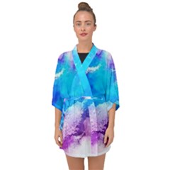 Download (1) Half Sleeve Chiffon Kimono by Crystalcreates