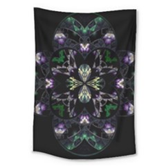 Fractal Fractal Art Texture Large Tapestry by Pakrebo