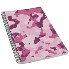 Standard Violet Pink Camouflage Army Military Girl 5 5  X 8 5  Notebook by snek