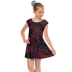 Mosaic Glass Glass Mosaic Colorful Kids  Cap Sleeve Dress by Pakrebo