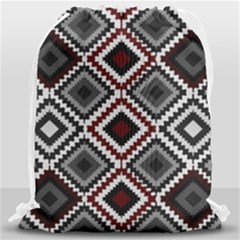 Native American Pattern Drawstring Bag (large) by Valentinaart