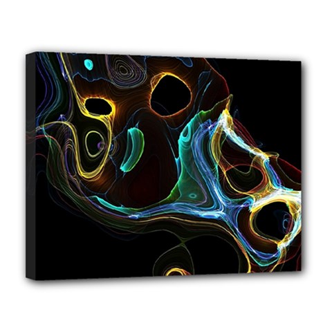 Abstract Background Pattern Canvas 14  X 11  (stretched) by Pakrebo