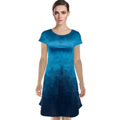 Deep Ocean Cap Sleeve Nightdress by LoolyElzayat