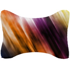 Rainbow Light Seat Head Rest Cushion by JezebelDesignsStudio