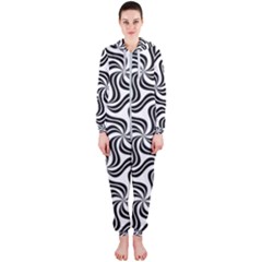 Soft Pattern Repeat Hooded Jumpsuit (ladies)  by Mariart