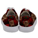 Wonderful German Shepherd With Heart And Flowers Kids  Low Top Canvas Sneakers View4