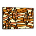 Autumn Leaf Mosaic Seamless Canvas 18  x 12  (Stretched) View1