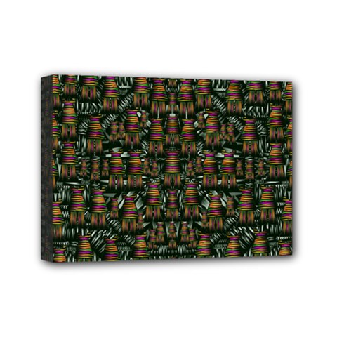 Love My Leggings And Top Ornate Pop Art`s Collage Mini Canvas 7  X 5  (stretched) by pepitasart