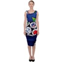Textile Football Soccer Fabric Sleeveless Pencil Dress View1