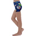 Textile Football Soccer Fabric Kids  Lightweight Velour Yoga Shorts View2