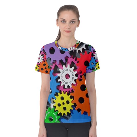 The Gears Are Turning Women s Cotton Tee by WensdaiAmbrose