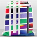 Color Graffiti Pattern Geometric Drawstring Bag (Large) View1