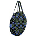 Pattern Thistle Structure Texture Giant Round Zipper Tote View3