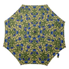 Pattern Thistle Structure Texture Hook Handle Umbrellas (small) by Pakrebo