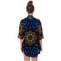 Pattern Abstract Background Art Open Front Chiffon Kimono View2