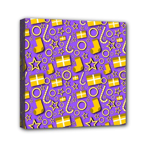 Paper Tissue Wrapping Mini Canvas 6  X 6  (stretched) by Pakrebo