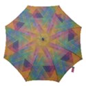 Triangle Pattern Mosaic Shape Hook Handle Umbrellas (Large) View1