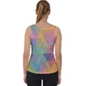 Triangle Pattern Mosaic Shape Velvet Tank Top View2