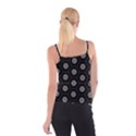 Geometric Pattern - Black Spaghetti Strap Top View2