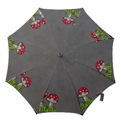Mushroom Season Hook Handle Umbrellas (small) by WensdaiAmbrose