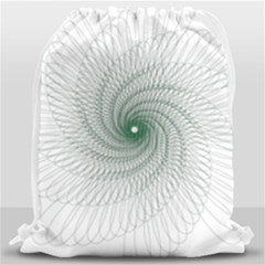 Spirograph Pattern Drawstring Bag (large) by Mariart