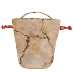 Stone Surface Stone Mass Drawstring Bucket Bag by Mariart