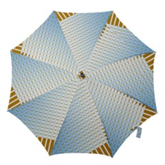 Diagonal Seamless Line Design Hook Handle Umbrellas (small) by LoolyElzayat