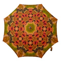 Fractals Graphic Fantasy Colorful Hook Handle Umbrellas (medium) by Pakrebo