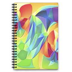 Modern Art Fractal Background 5 5  X 8 5  Notebook by Pakrebo