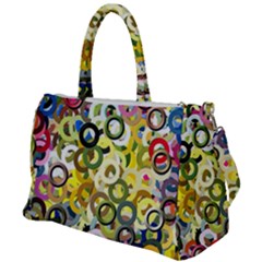 Pattern Background Abstract Color Duffel Travel Bag by Pakrebo