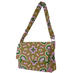 Fractal Art Pictures Digital Art Full Print Messenger Bag by Pakrebo