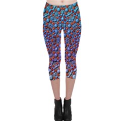 Tile Background Image Pattern 3d Capri Leggings  by Pakrebo