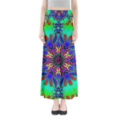 Fractal Art Pictures Digital Art Full Length Maxi Skirt by Pakrebo