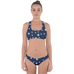 Twinkle Cross Back Hipster Bikini Set by WensdaiAmbrose