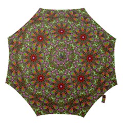 Fractal Image  Background Hook Handle Umbrellas (small) by Pakrebo