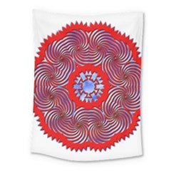 Tile Pattern Background Image Medium Tapestry by Pakrebo