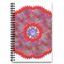 Tile Pattern Background Image 5.5  x 8.5  Notebook View1