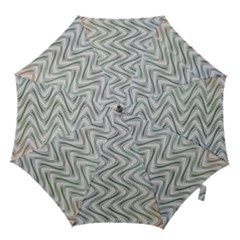 Abstract Geometric Line Art Hook Handle Umbrellas (small) by Pakrebo