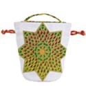 Star Pattern  Background Image Drawstring Bucket Bag View2